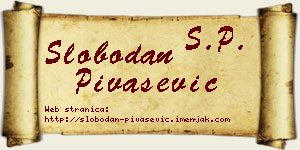 Slobodan Pivašević vizit kartica